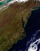 Satellite Mid-Atlantic United States Wall Decal