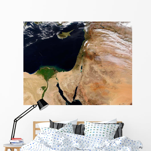 Satellite Middle East Wall Decal Design 1
