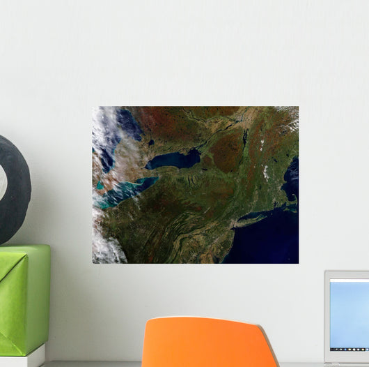 Satellite Northeast United States Wall Decal
