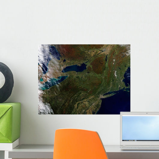 Satellite Northeast United States Wall Decal