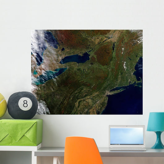 Satellite Northeast United States Wall Decal
