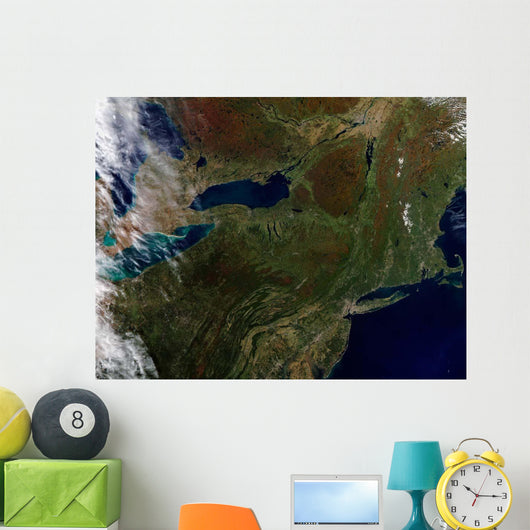 Satellite Northeast United States Wall Decal