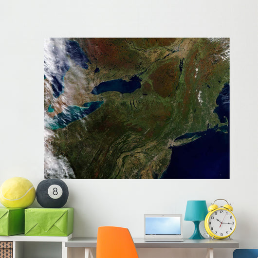 Satellite Northeast United States Wall Decal