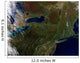 Satellite Northeast United States Wall Decal