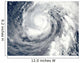 Typhoon Phanfone Wall Decal Design 1