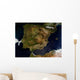 Satellite Spain and Portugal Wall Decal Design 1