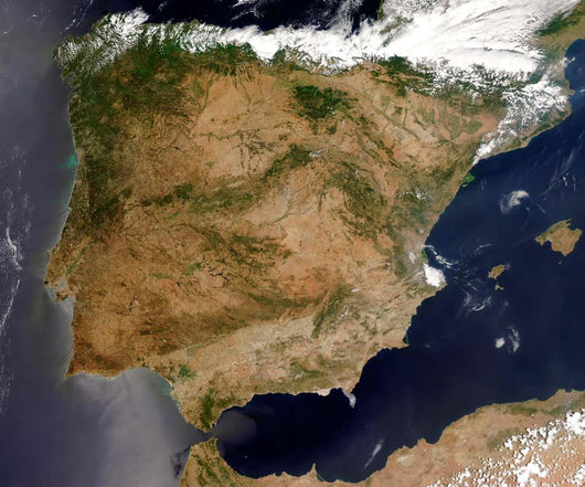 Satellite Spain and Portugal Wall Decal Design 3