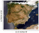 Satellite Spain and Portugal Wall Decal Design 3
