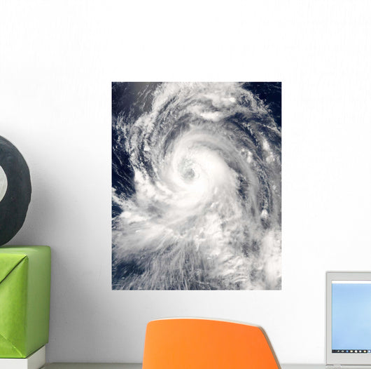 Typhoon Tingting over Northern Wall Decal