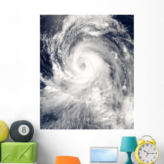 Typhoon Tingting over Northern Wall Decal
