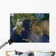 Satellite Greece and Turkey Wall Decal Design 1