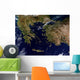 Satellite Greece and Turkey Wall Decal Design 2