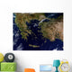 Satellite Greece and Turkey Wall Decal Design 2