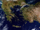 Satellite Greece and Turkey Wall Decal Design 2