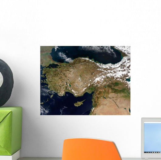 Satellite Turkey Wall Decal Design 1