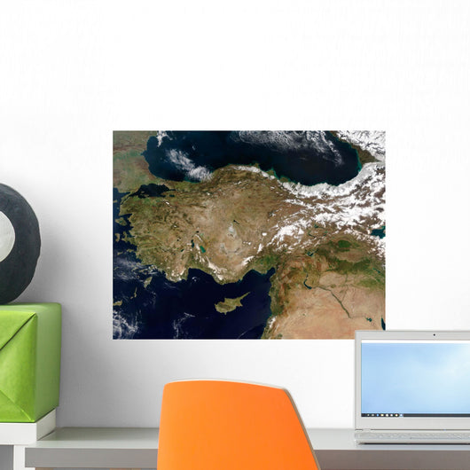 Satellite Turkey Wall Decal Design 1