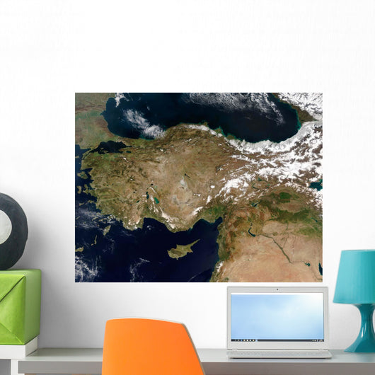 Satellite Turkey Wall Decal Design 1