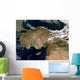Satellite Turkey Wall Decal Design 1