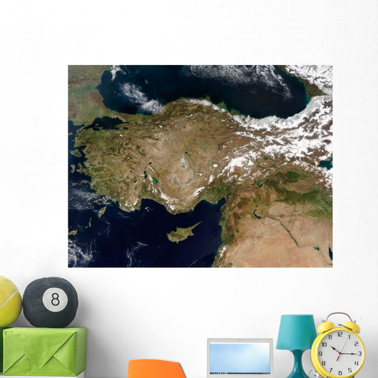 Satellite Turkey Wall Decal Design 1