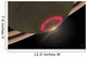 Cherry-red Aurora Hovering over Wall Decal