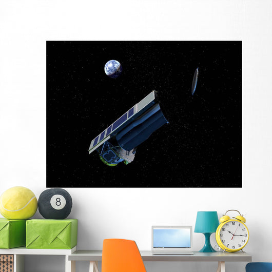 Artists Conception Spitzer Ejecting Wall Decal