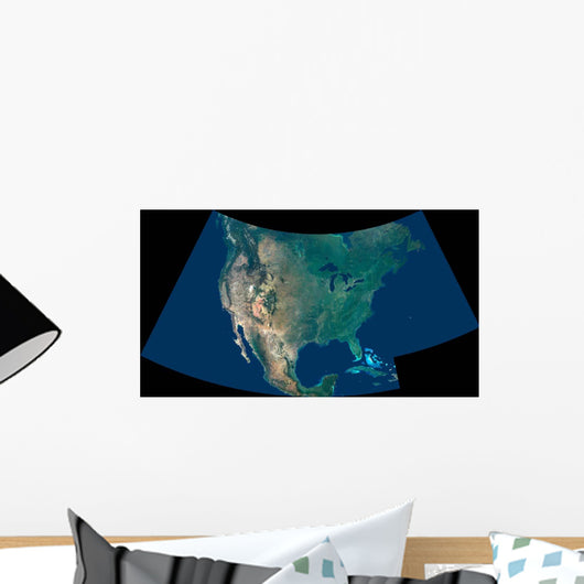 North America Wall Decal