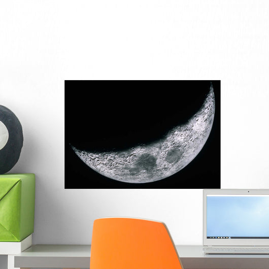 Quarter Moon Wall Decal