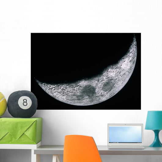 Quarter Moon Wall Decal