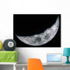 Quarter Moon Wall Decal