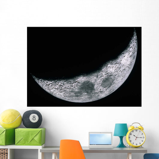Quarter Moon Wall Decal