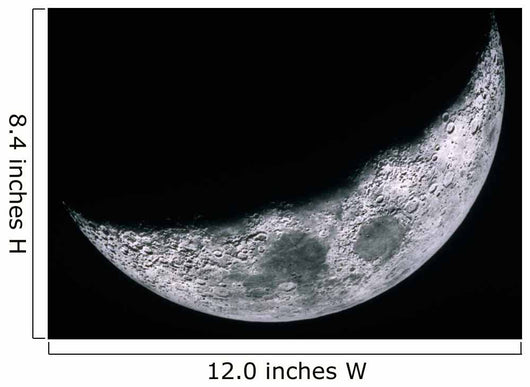 Quarter Moon Wall Decal