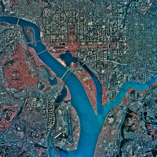 Aerial Washington Dc Wall Decal