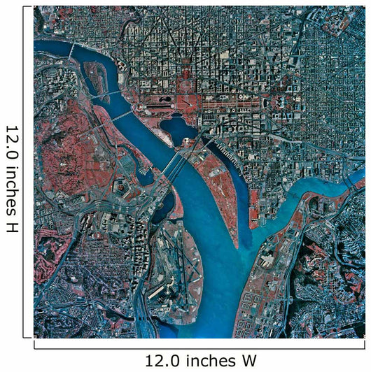 Aerial Washington Dc Wall Decal