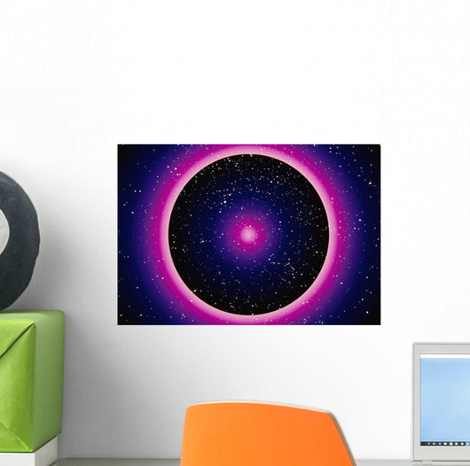 Computer Enhanced Space Scene Wall Decal