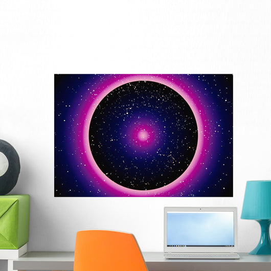 Computer Enhanced Space Scene Wall Decal