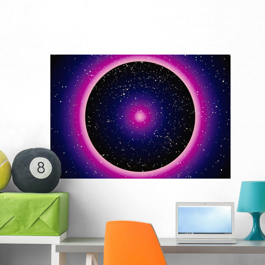Computer Enhanced Space Scene Wall Decal