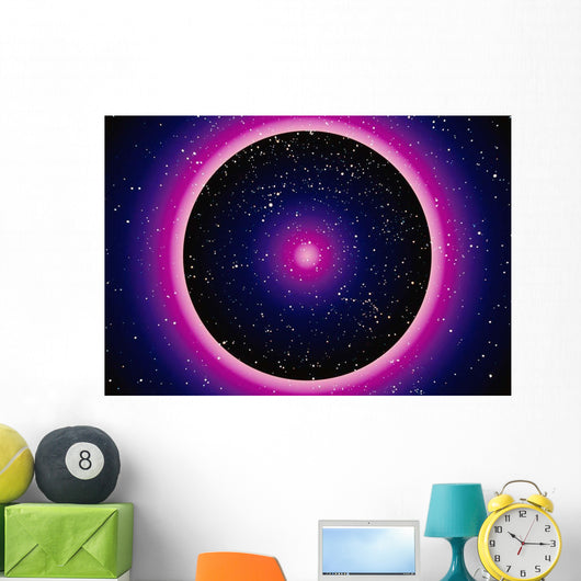 Computer Enhanced Space Scene Wall Decal