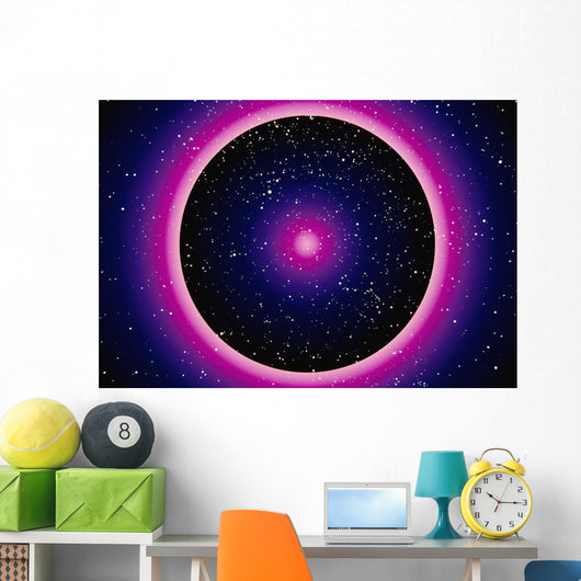 Computer Enhanced Space Scene Wall Decal