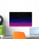 Computer Enhanced Star Scene Wall Decal