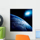 Shining Star over Earth Wall Decal