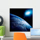 Shining Star over Earth Wall Decal