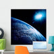 Shining Star over Earth Wall Decal