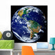 Full Earth Showing Americas Wall Decal