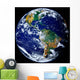 Full Earth Showing Americas Wall Decal