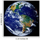 Full Earth Showing Americas Wall Decal