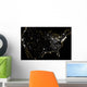 United States Night Showing Wall Decal