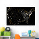 United States Night Showing Wall Decal