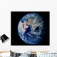 Earth from Space Showing Wall Decal Design 1