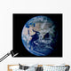 Earth from Space Showing Wall Decal Design 1