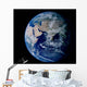 Earth from Space Showing Wall Decal Design 1